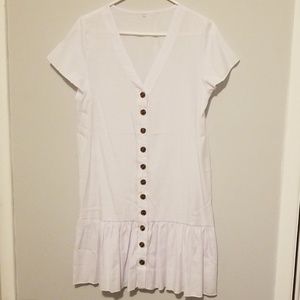 🌱 NWOT Linen White summer dress